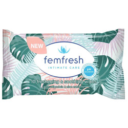 Femfresh Pocket Wipes 10 Pack
