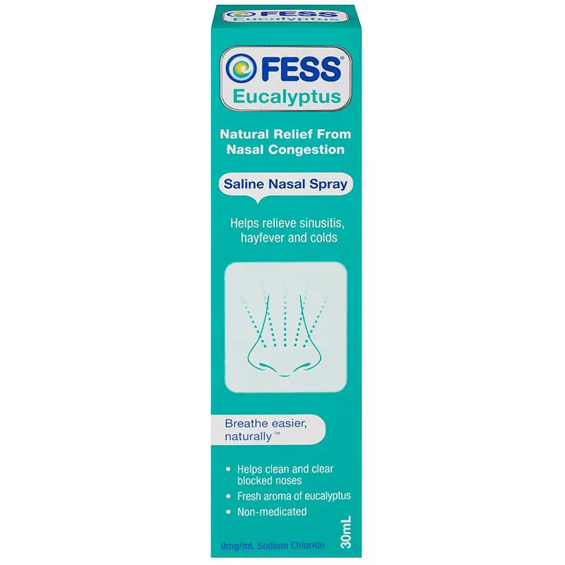 Fess Saline Nasal Spray Eucalyptus 30ml
