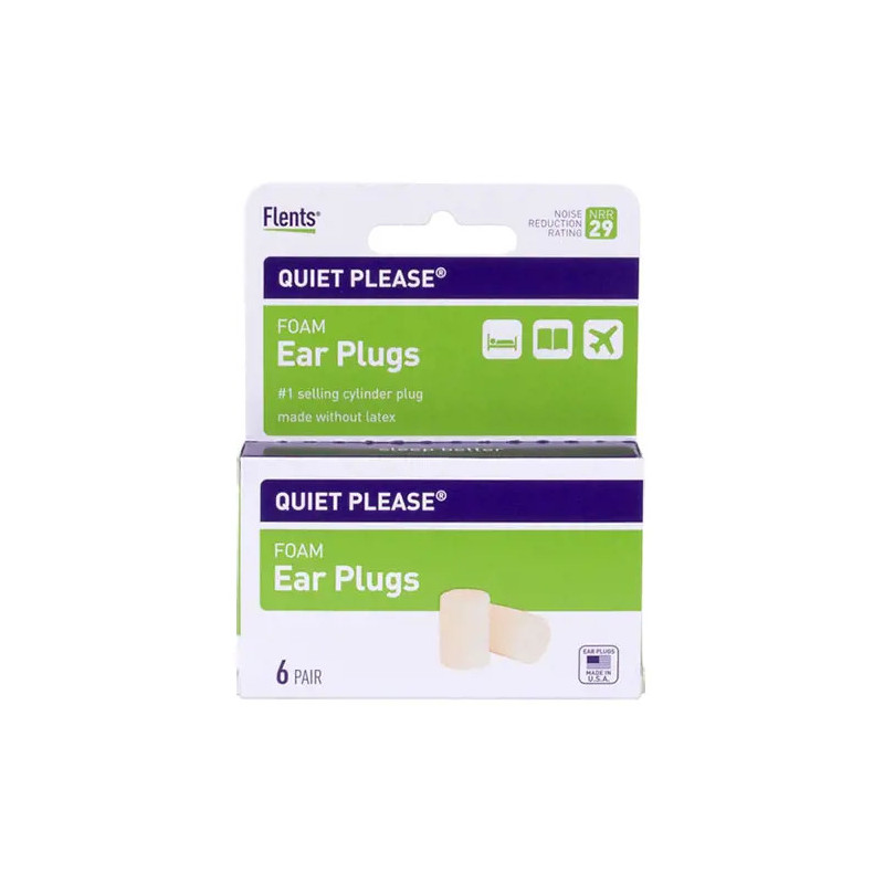 Flents Quiet! Please Foam Ear Plugs 6 Pairs