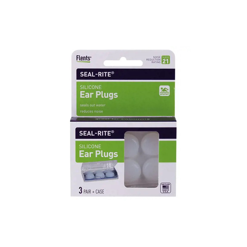 Flents Seal Rite Soft Silicone Ear Plugs 3 Pairs
