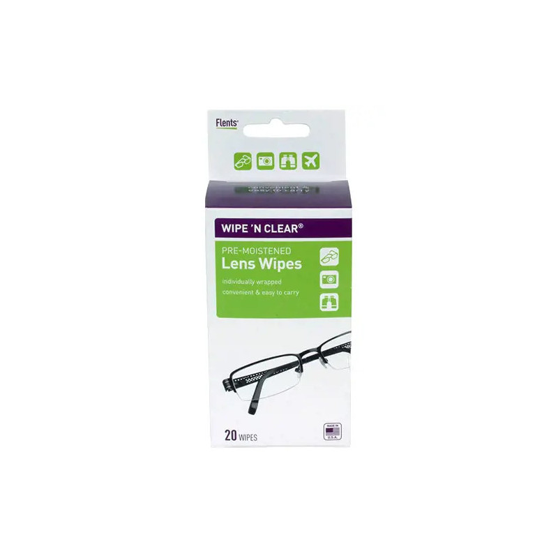 Flents Wipe and Clear Pre-moistened Lens Wipes