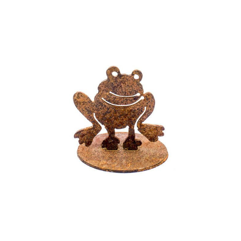 Frog Stand Garden Art