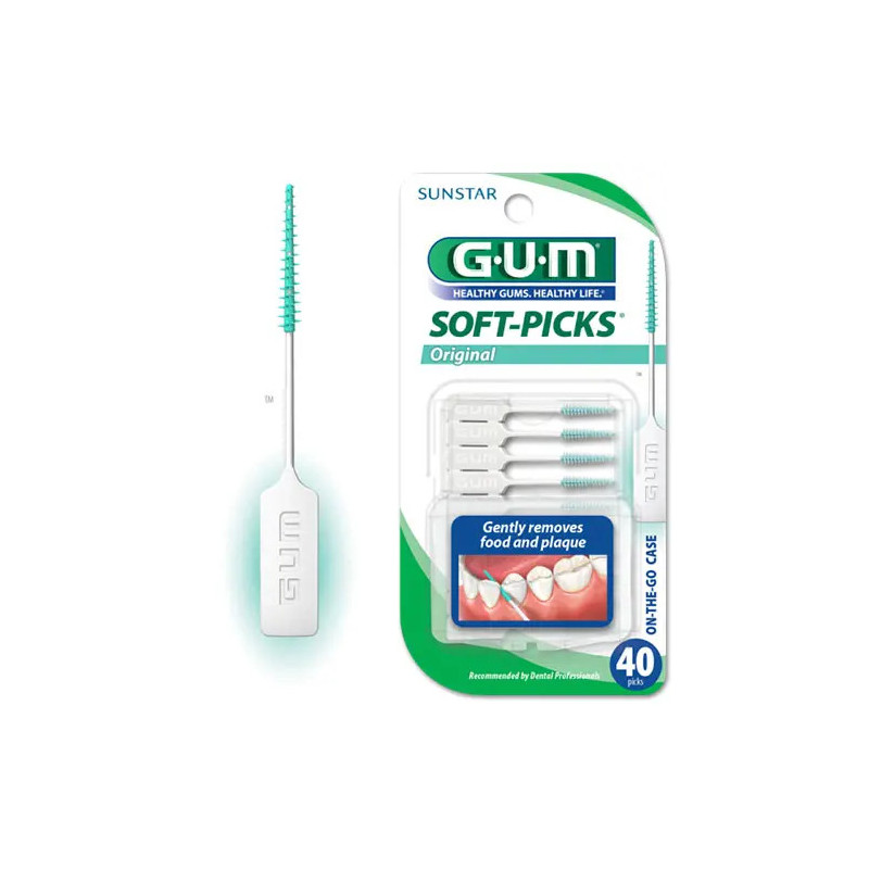 G.u.m Soft-Pick Disposable Interdental Pick Originals 40 Pack
