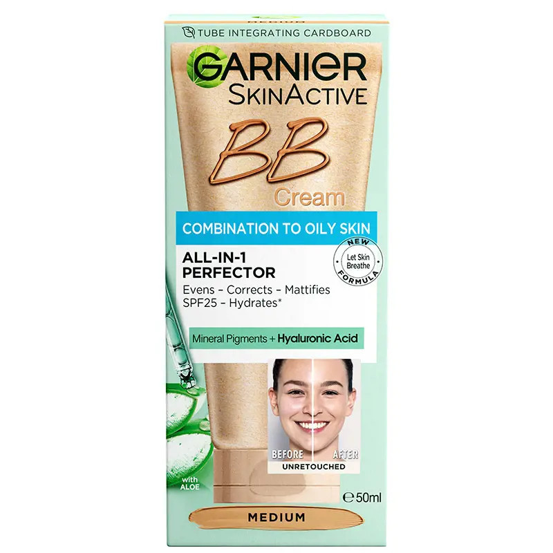 Garnier BB Cream All-In-One Perfector Oil Free Medium SPF 25 50ml