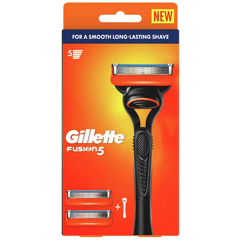 Gillette Fusion5 Manual Razor + 2 Blade Pack