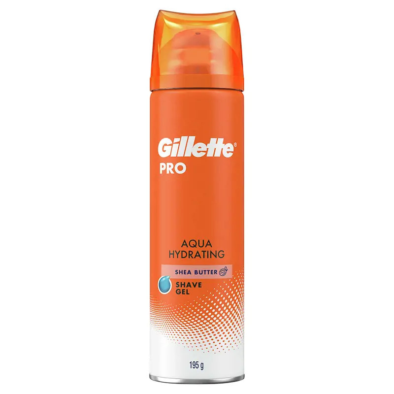 Gillette Pro Aqua Hydrating Shea Butter Shave Gel 195g