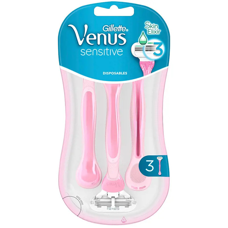 Gillette Venus Sensitive Disposables Razor 3 Pack