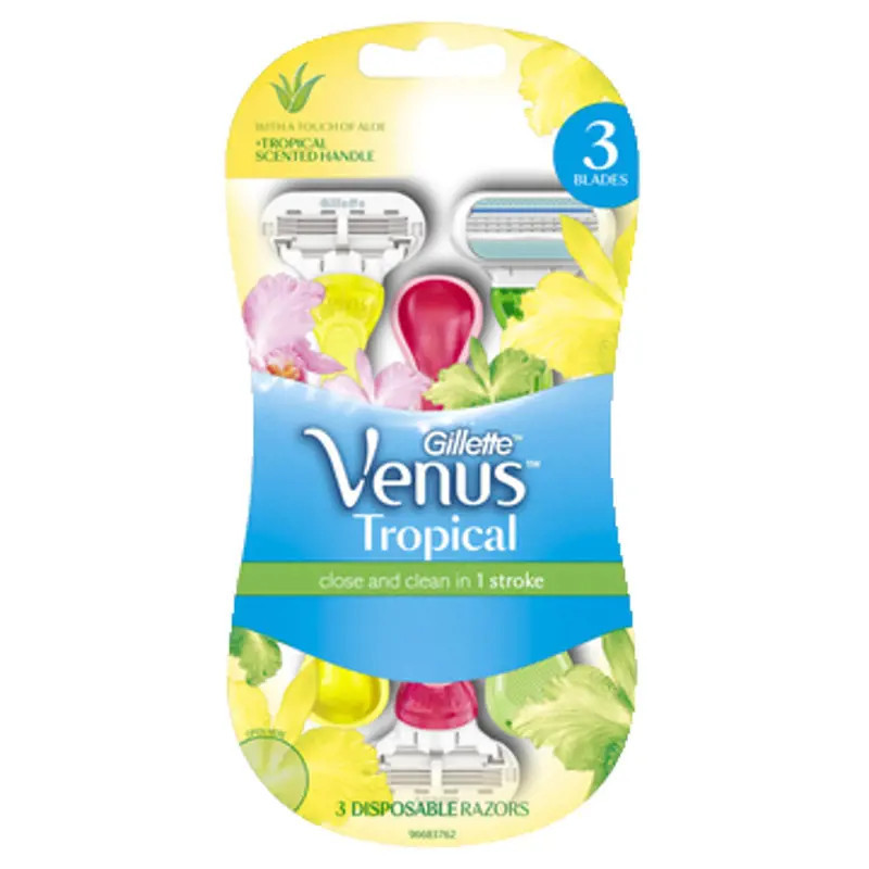 Gillette Venus Tropical Disposables Razor 3 Pack