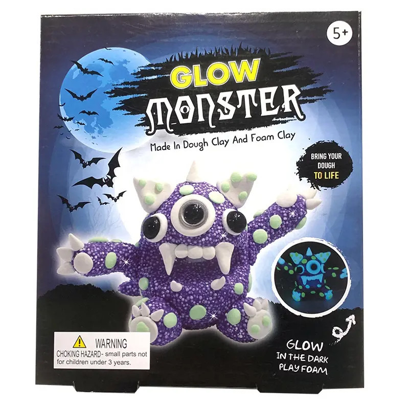 Glow Monster Dough & Foam Clay
