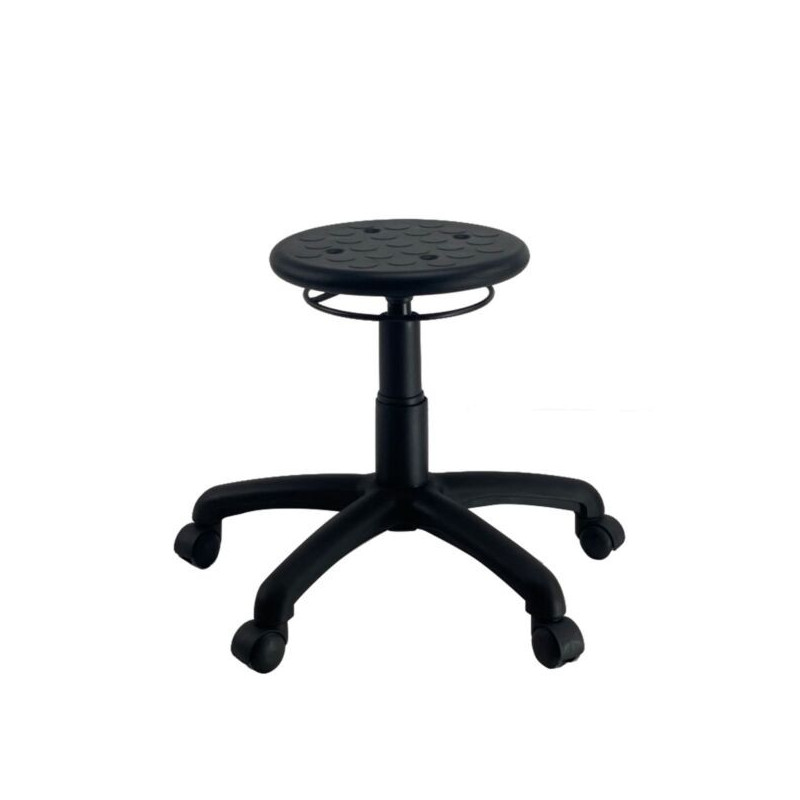 GOLDSTEIN Round Office Lab Stool Nylon Base