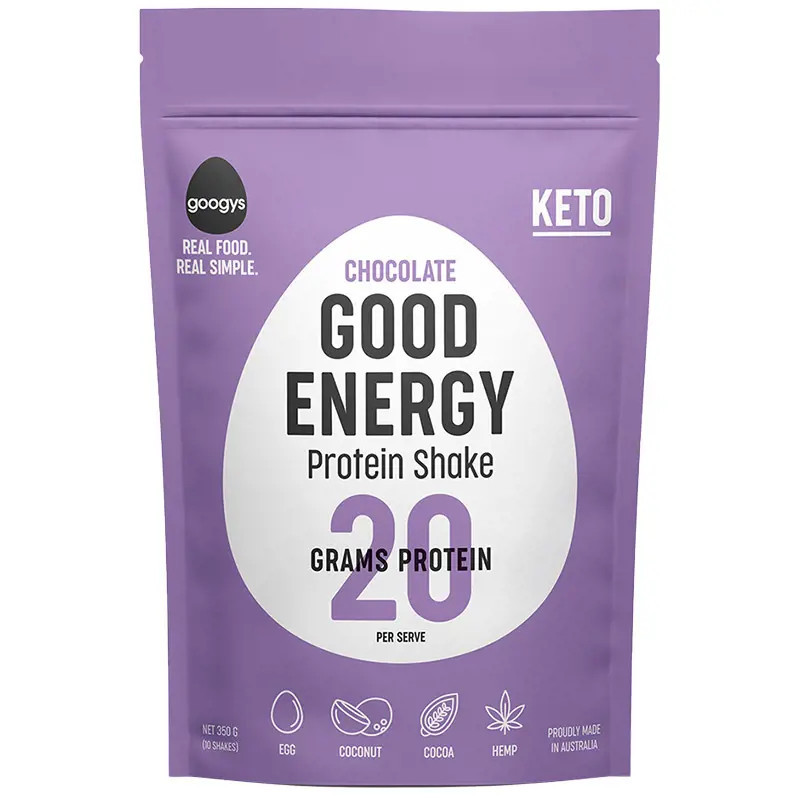 Googys Good Energy Keto Protein Shake Chocolate 350g
