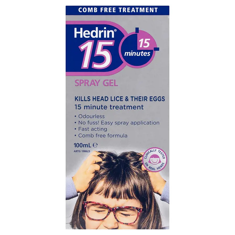 Hedrin 15 Minutes Liquid Gel 100ml