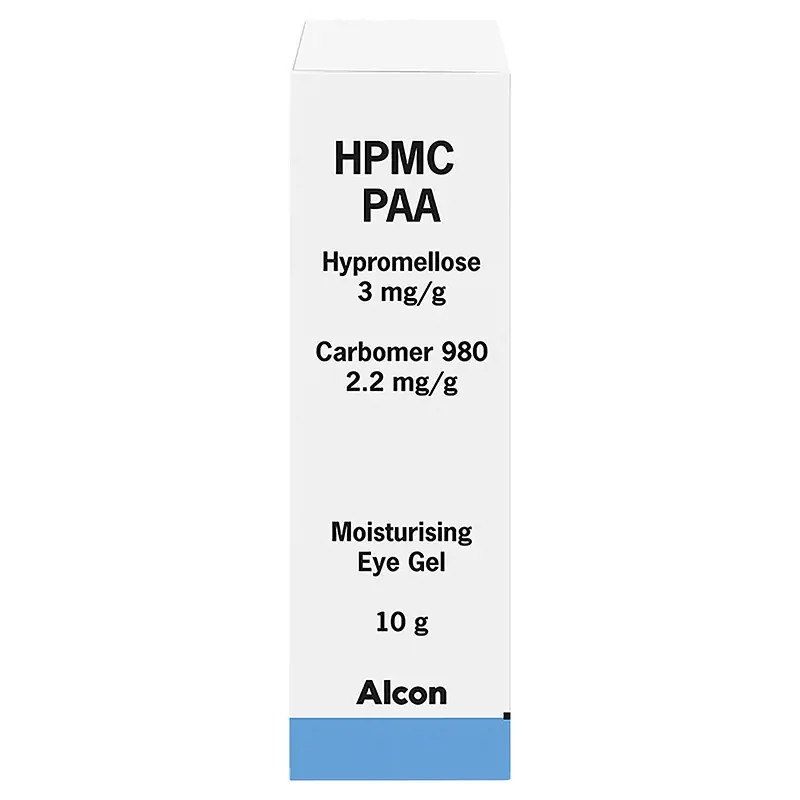 HPMC PAA Hypromellose Moisturising Eye Gel 10g