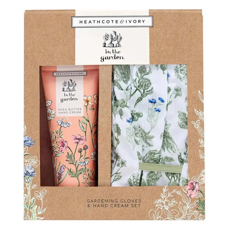 In the Garden Gardening Gloves & Hand Cream 100ml Set