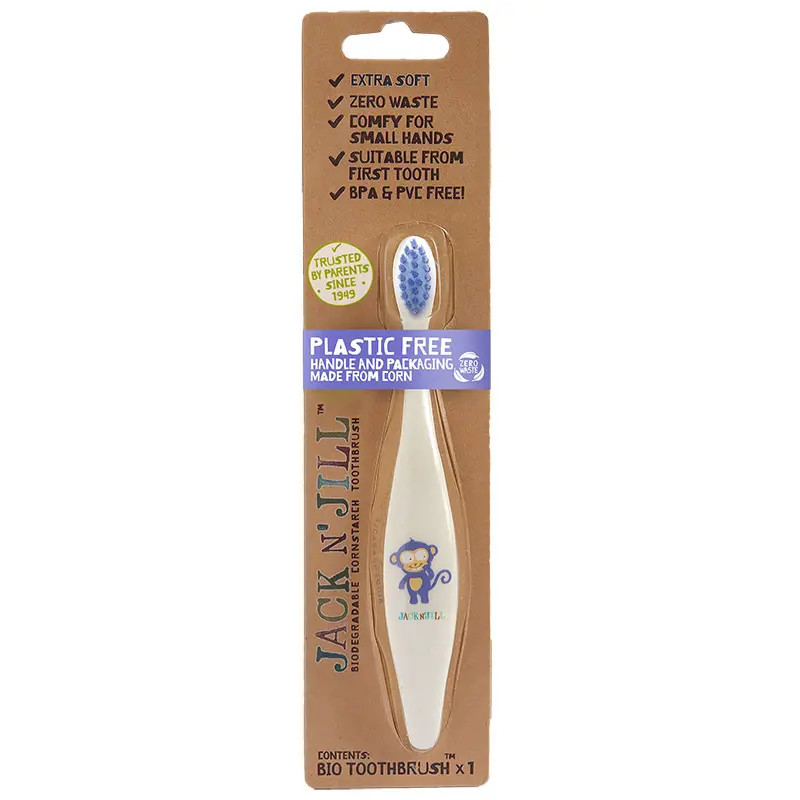 Jack n' Jill Children's Biodegradable Toothbrush - Monkey