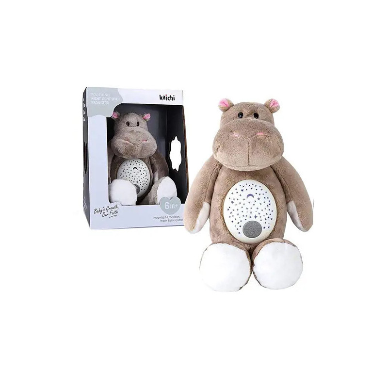 Kaichi Baby Hippo Toy with Projector and Night Lamp