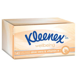 Kleenex Aloe Vera & Vitamin E Facial Tissues 140 Pack