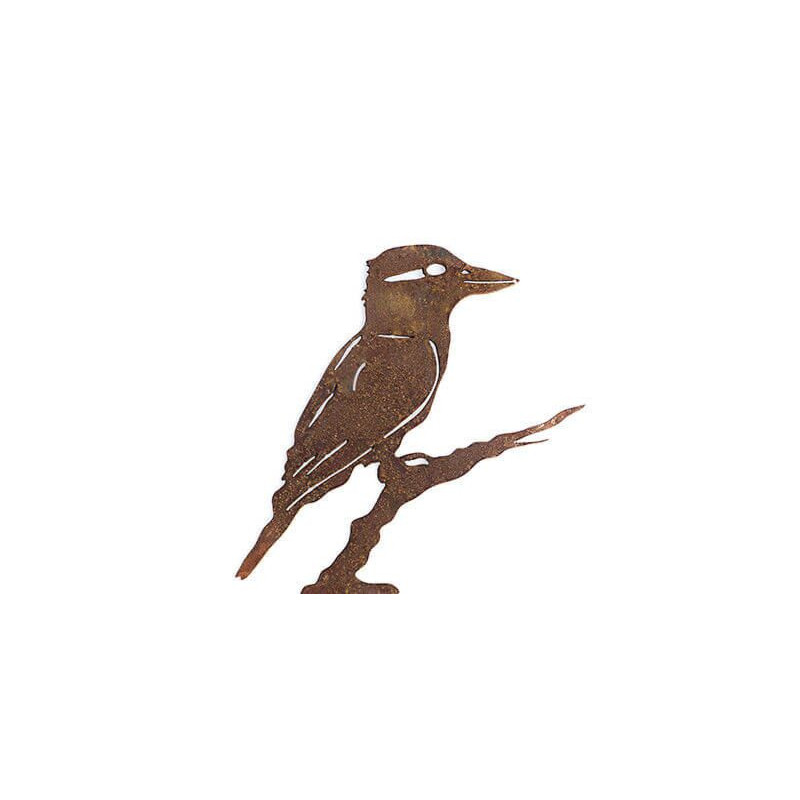 Kookaburra Wedge Stake Garden Art