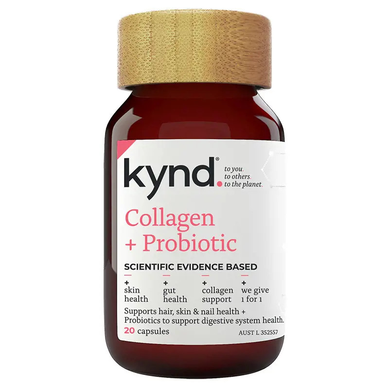 Kynd. Collagen & Probiotic 20 Capsules