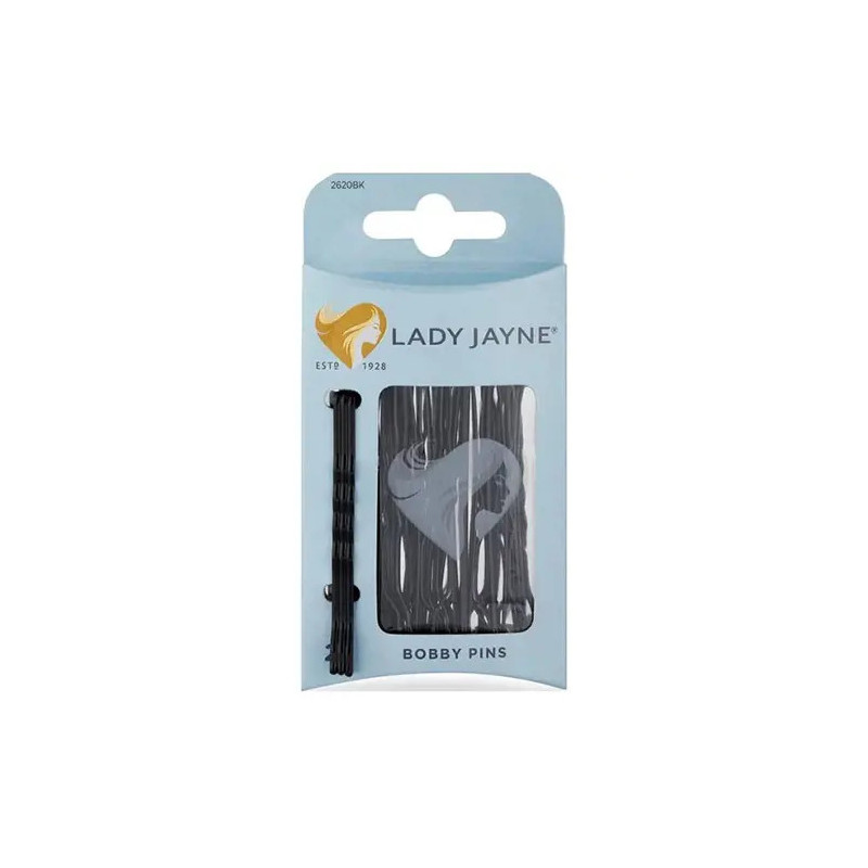Lady Jayne Bobby Large Pins Black 25 Pack
