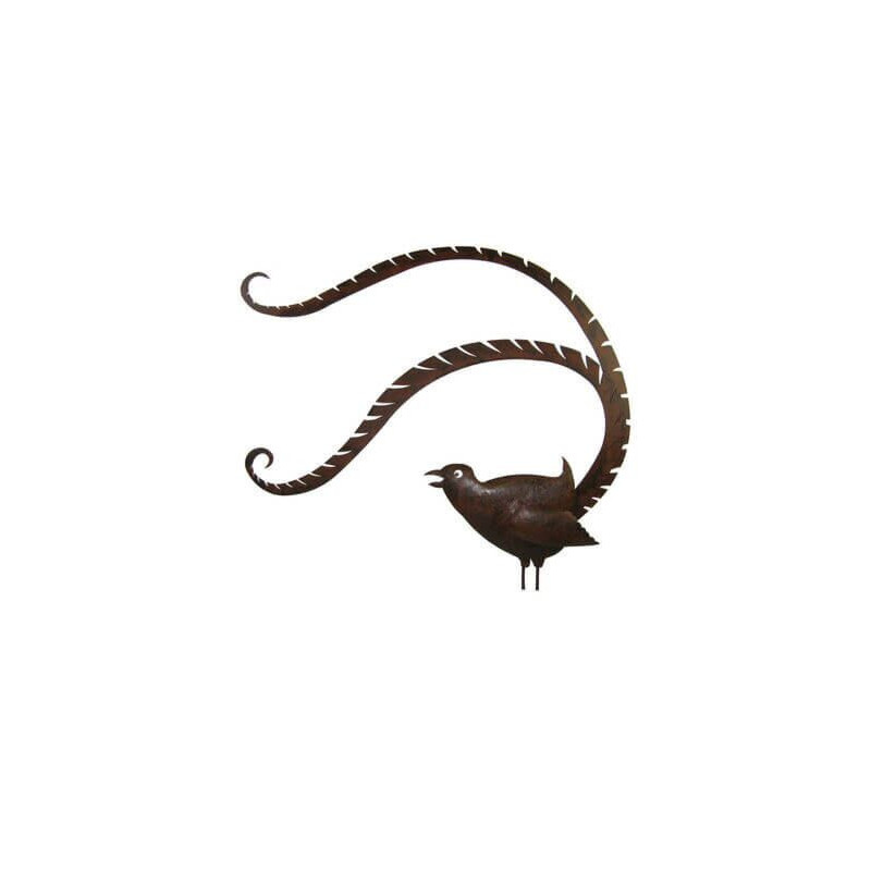 Large Lyrebird Stake Garden Art