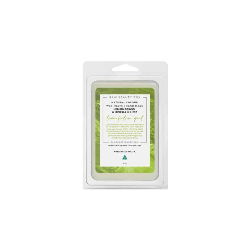 Lemongrass + Persian Lime Natural Colour Wax Melt