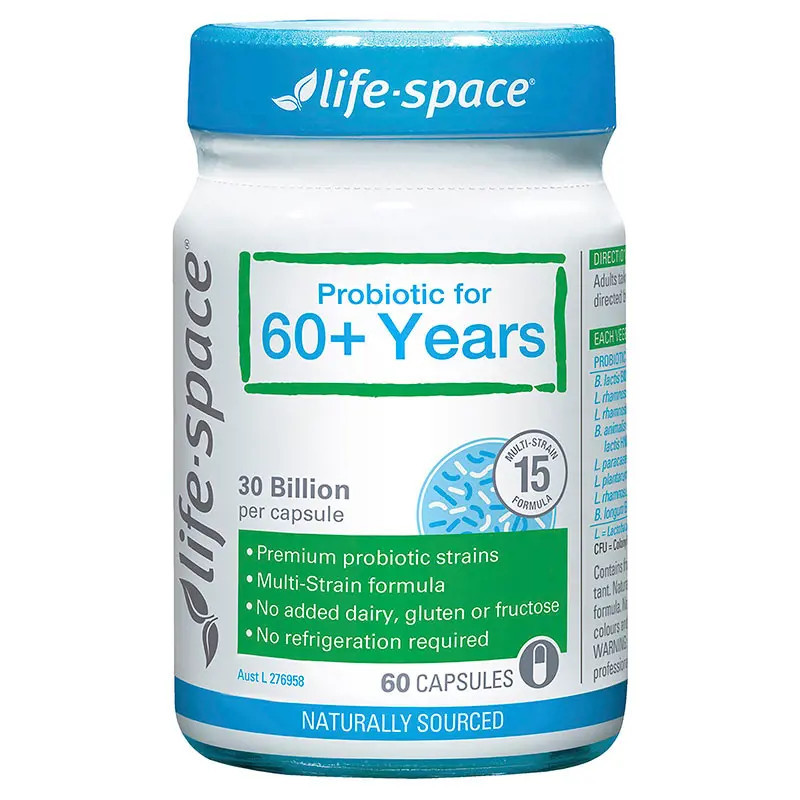 Life-Space Probiotic 60+ 60 Capsules