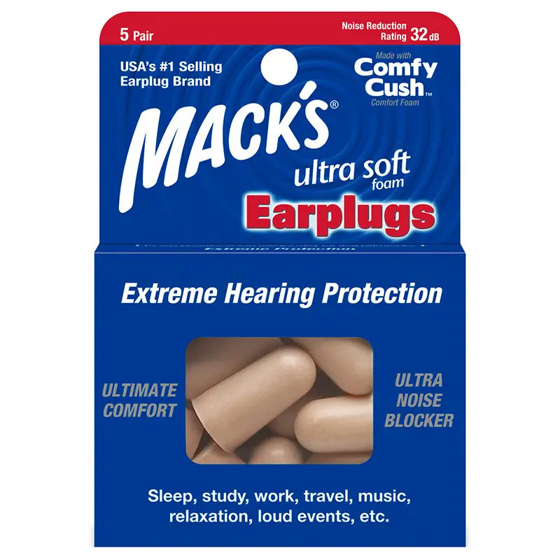 Mack's Ultra Soft Foam Earplugs 5 Pair