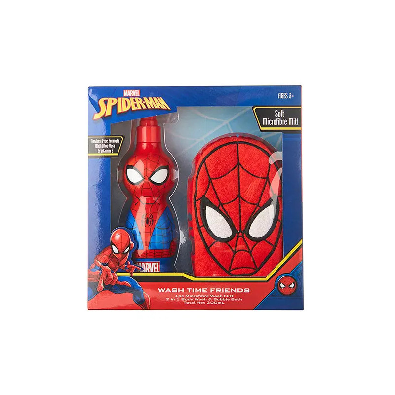 Marvel Spiderman Wash Time Friends Set