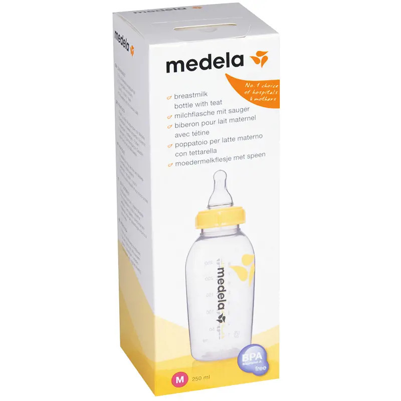 Medela Breastmilk Bottle with Teat 250ml