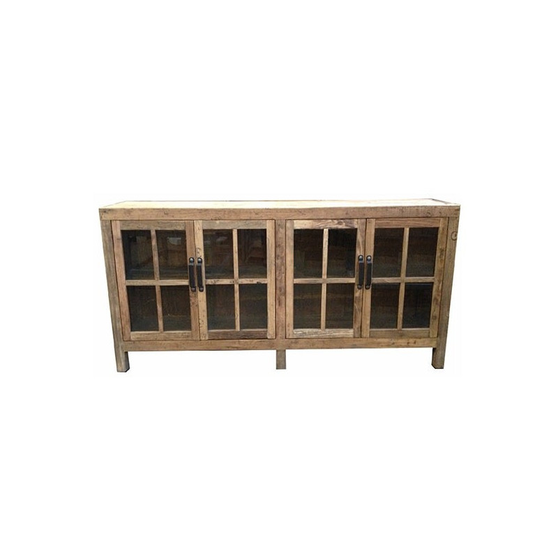 MF Natural Sideboard with Glass Door