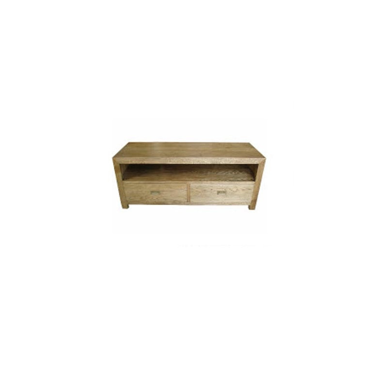 MF Oak 2-Drawer Entertainment Unit