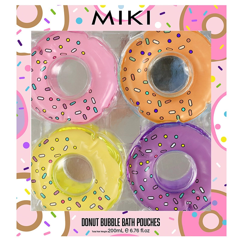 MIKI Donut Bubble Bath Pouches Set