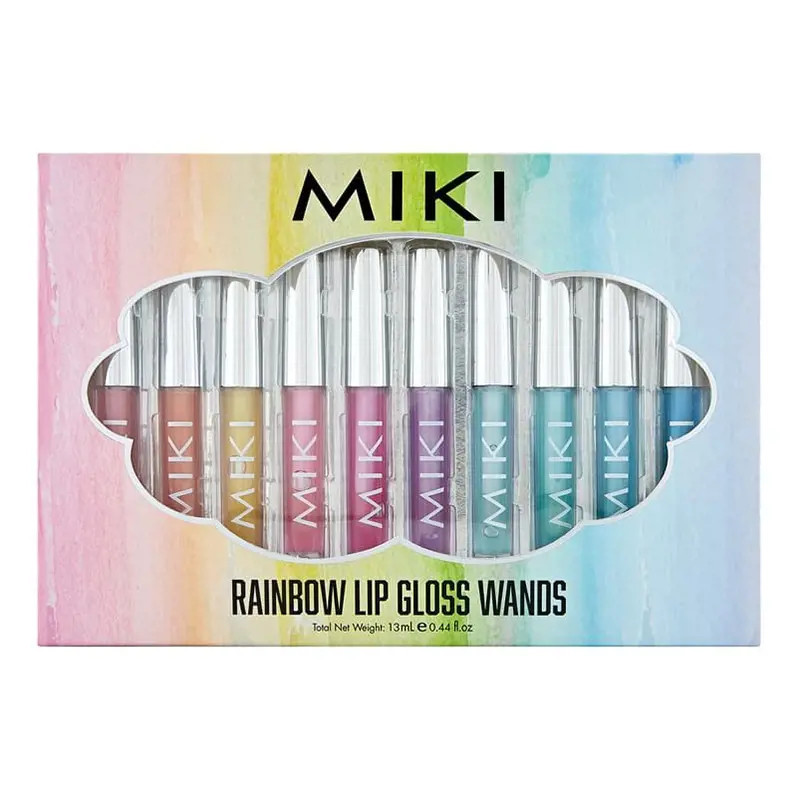 MIKI Rainbow Lip Gloss Wands