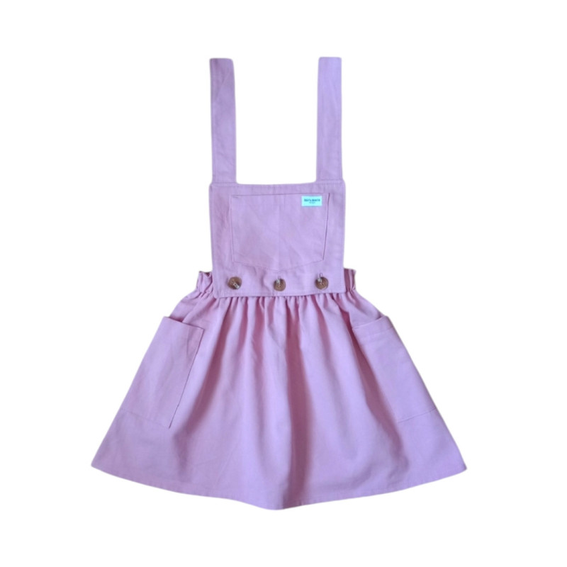 Miramara Designs - Bella girls pinafore pink