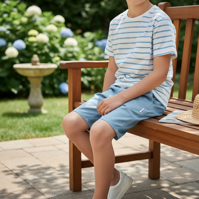 Miramara Designs - Ben boys shorts-blue