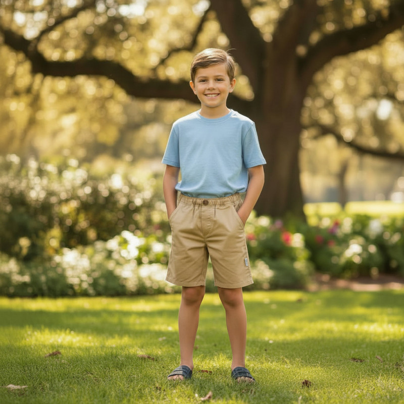 Miramara Designs - Ben boys shorts-sand