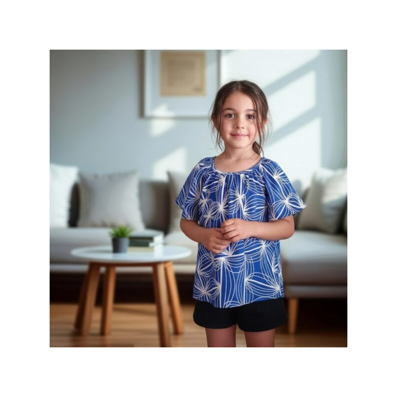 Miramara Designs - Girls linen blouse-Iva