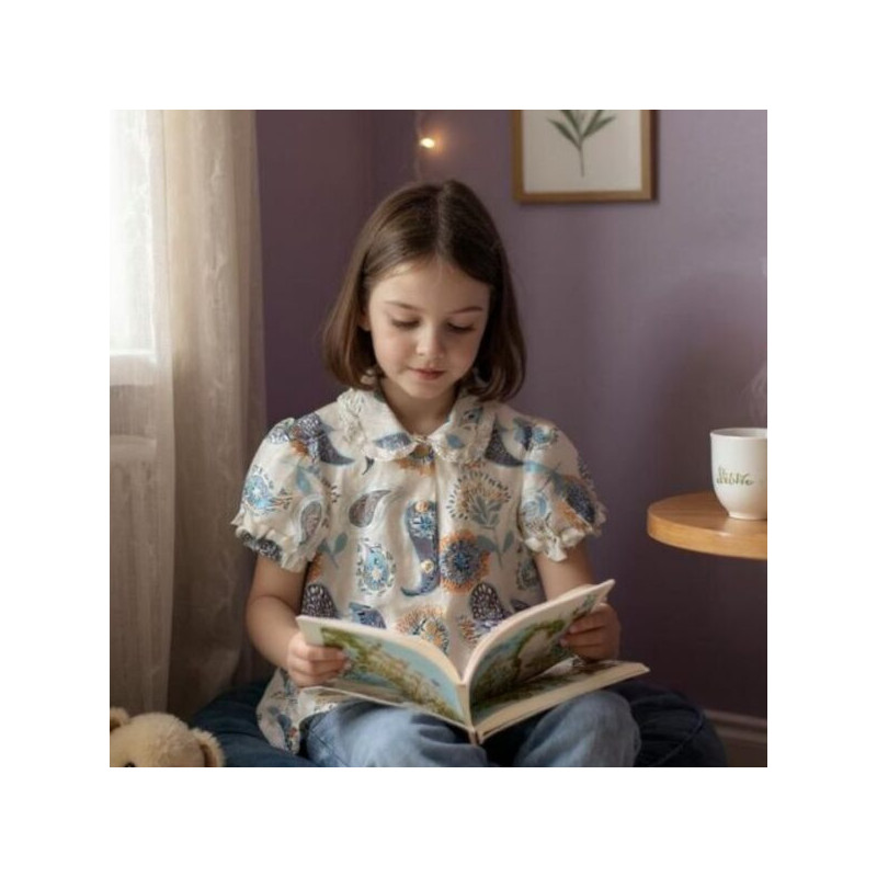 Miramara Designs - Girls linen shirt-Dana