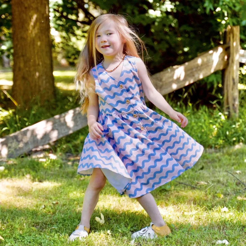 Miramara Designs - Ivy organic cotton girls dress