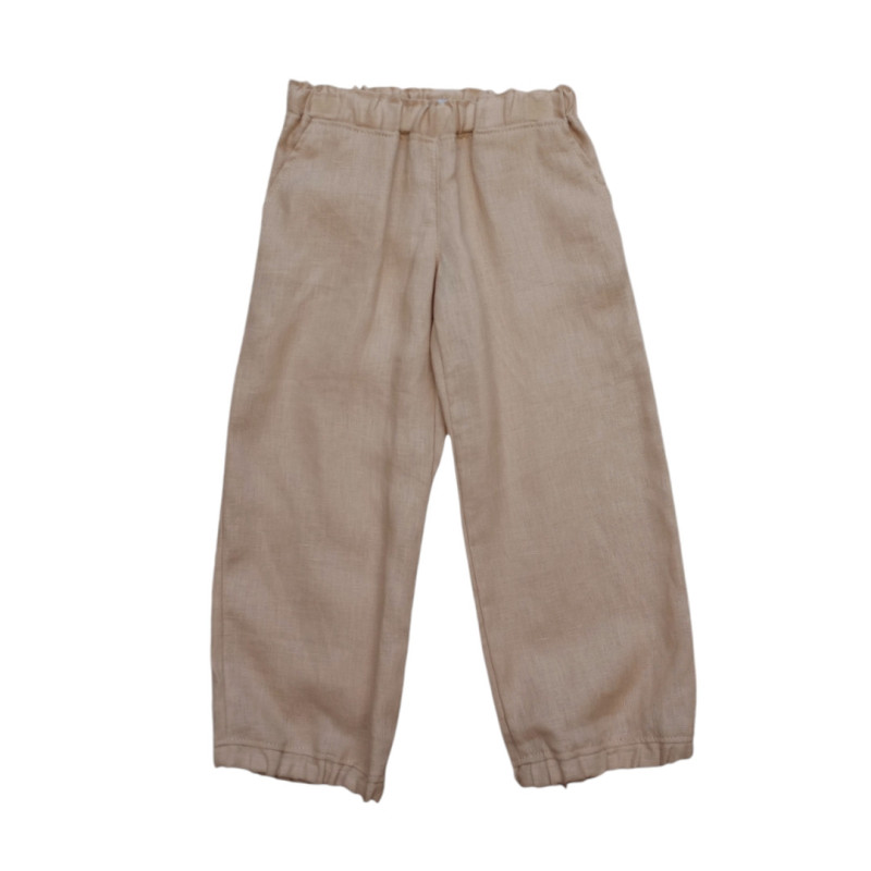Miramara Designs - Kids linen pants-sand