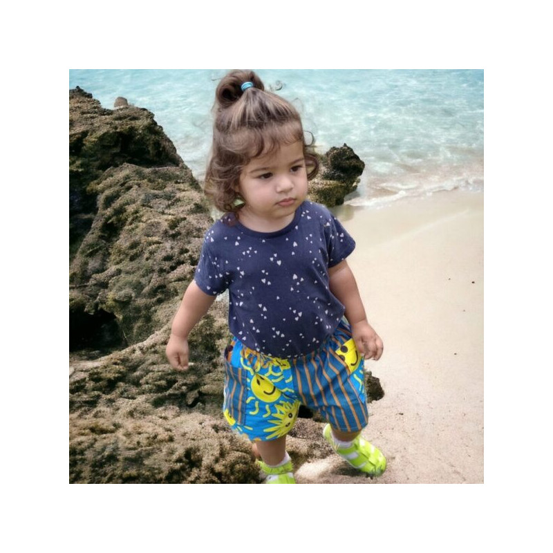 Miramara Designs - Kids shorts blue-organic cotton