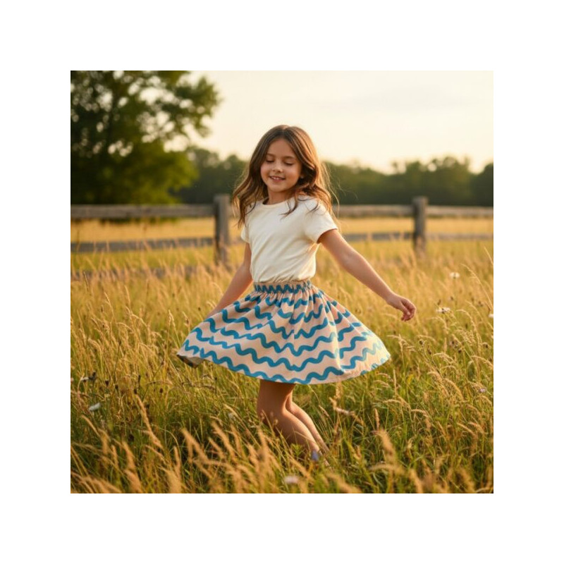 Miramara Designs - Mia organic cotton girls skirt