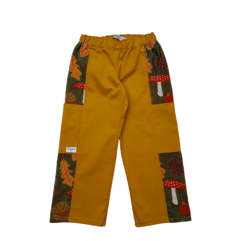 Miramara Designs - Sasha kids pants mustard/botanical