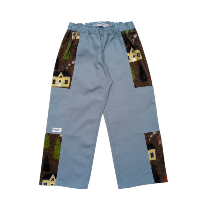 Miramara Designs - Sasha kids pants sea/house