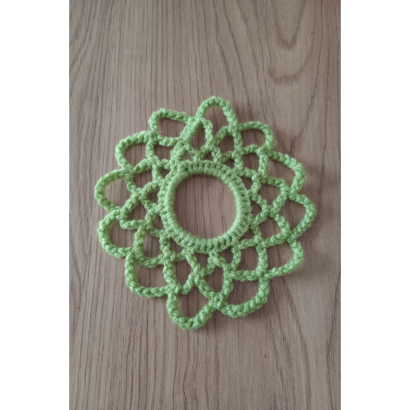 Miramara Designs - Tina scrunchie-green-lace