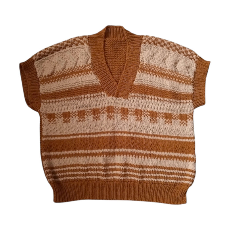 Miramara Designs - V-Neck Unisex Knitted Vest