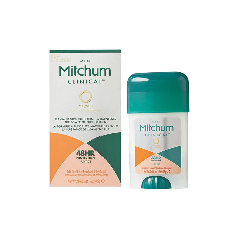 Mitchum Clinical Men 48hr Sport 45g