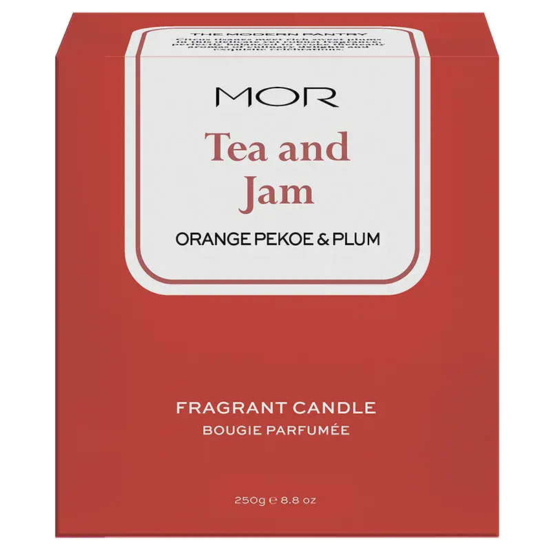 MOR Tea and Jam Orange Pekoe & Plum Fragrant Candle 250g