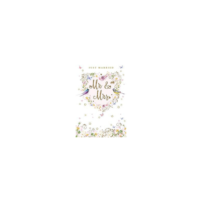 Mr and Mrs Greeting Card